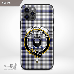 Hannay Clan Badge Tartan Phone Case - Tartan Scottish Crest Phone Case Scottish Plaid Tartan Plaid - ScotsTee - scotstee.com