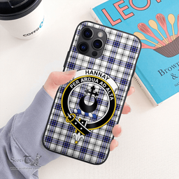 Hannay Clan Badge Tartan Phone Case - Tartan Scottish Crest Phone Case Scottish Plaid Tartan Plaid - ScotsTee - scotstee.com