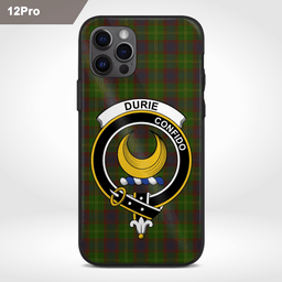 Durie Clan Badge Tartan Phone Case - Tartan Scottish Crest Phone Case Scottish Plaid Tartan Plaid - ScotsTee - scotstee.com