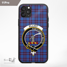 Elliot Clan Badge Tartan Phone Case - Tartan Scottish Crest Phone Case Scottish Plaid Tartan Plaid - ScotsTee - scotstee.com
