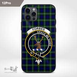 Forbes Clan Badge Tartan Phone Case - Tartan Scottish Crest Phone Case Scottish Plaid Tartan Plaid - ScotsTee - scotstee.com