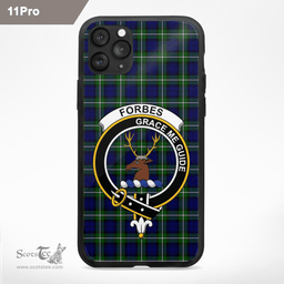 Forbes Clan Badge Tartan Phone Case - Tartan Scottish Crest Phone Case Scottish Plaid Tartan Plaid - ScotsTee - scotstee.com