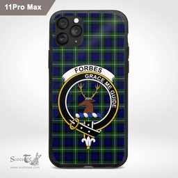 Forbes Clan Badge Tartan Phone Case - Tartan Scottish Crest Phone Case Scottish Plaid Tartan Plaid - ScotsTee - scotstee.com