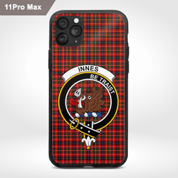 Innes Clan Badge Tartan Phone Case - Tartan Scottish Crest Phone Case Scottish Plaid Tartan Plaid - ScotsTee - scotstee.com