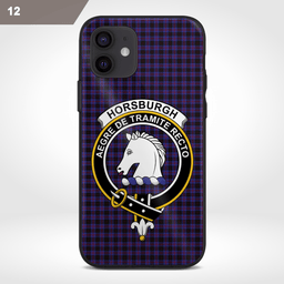 Horsburgh Clan Badge Tartan Phone Case - Tartan Scottish Crest Phone Case Scottish Plaid Tartan Plaid - ScotsTee - scotstee.com