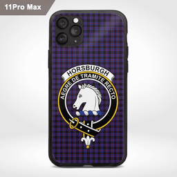 Horsburgh Clan Badge Tartan Phone Case - Tartan Scottish Crest Phone Case Scottish Plaid Tartan Plaid - ScotsTee - scotstee.com