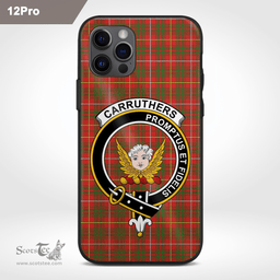 Carruthers Clan Badge Tartan Phone Case - Tartan Scottish Crest Phone Case Scottish Plaid Tartan Plaid - ScotsTee - scotstee.com