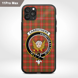 Carruthers Clan Badge Tartan Phone Case - Tartan Scottish Crest Phone Case Scottish Plaid Tartan Plaid - ScotsTee - scotstee.com