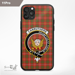 Carruthers Clan Badge Tartan Phone Case - Tartan Scottish Crest Phone Case Scottish Plaid Tartan Plaid - ScotsTee - scotstee.com