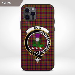 Gow Of Skeoch Clan Badge Tartan Phone Case - Tartan Scottish Crest Phone Case Scottish Plaid Tartan Plaid - ScotsTee - scotstee.com