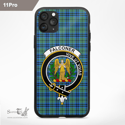 Falconer Clan Badge Tartan Phone Case - Tartan Scottish Crest Phone Case Scottish Plaid Tartan Plaid - ScotsTee - scotstee.com