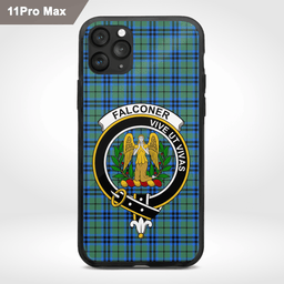 Falconer Clan Badge Tartan Phone Case - Tartan Scottish Crest Phone Case Scottish Plaid Tartan Plaid - ScotsTee - scotstee.com