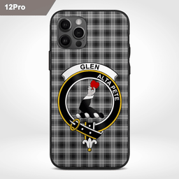 Glen Clan Badge Tartan Phone Case - Tartan Scottish Crest Phone Case Scottish Plaid Tartan Plaid - ScotsTee - scotstee.com