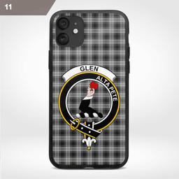 Glen Clan Badge Tartan Phone Case - Tartan Scottish Crest Phone Case Scottish Plaid Tartan Plaid - ScotsTee - scotstee.com