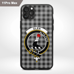 Glen Clan Badge Tartan Phone Case - Tartan Scottish Crest Phone Case Scottish Plaid Tartan Plaid - ScotsTee - scotstee.com