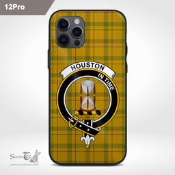 Houston Clan Badge Tartan Phone Case - Tartan Scottish Crest Phone Case Scottish Plaid Tartan Plaid - ScotsTee - scotstee.com