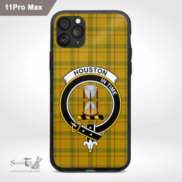 Houston Clan Badge Tartan Phone Case - Tartan Scottish Crest Phone Case Scottish Plaid Tartan Plaid - ScotsTee - scotstee.com