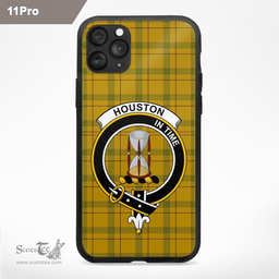 Houston Clan Badge Tartan Phone Case - Tartan Scottish Crest Phone Case Scottish Plaid Tartan Plaid - ScotsTee - scotstee.com