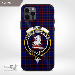 Home Clan Badge Tartan Phone Case - Tartan Scottish Crest Phone Case Scottish Plaid Tartan Plaid - ScotsTee - scotstee.com