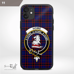 Home Clan Badge Tartan Phone Case - Tartan Scottish Crest Phone Case Scottish Plaid Tartan Plaid - ScotsTee - scotstee.com