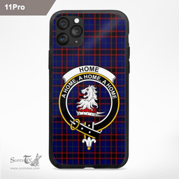 Home Clan Badge Tartan Phone Case - Tartan Scottish Crest Phone Case Scottish Plaid Tartan Plaid - ScotsTee - scotstee.com