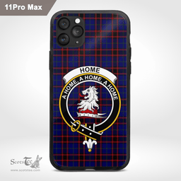 Home Clan Badge Tartan Phone Case - Tartan Scottish Crest Phone Case Scottish Plaid Tartan Plaid - ScotsTee - scotstee.com