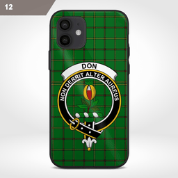 Don Clan Badge Tartan Phone Case - Tartan Scottish Crest Phone Case Scottish Plaid Tartan Plaid - ScotsTee - scotstee.com