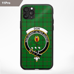 Don Clan Badge Tartan Phone Case - Tartan Scottish Crest Phone Case Scottish Plaid Tartan Plaid - ScotsTee - scotstee.com