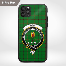 Don Clan Badge Tartan Phone Case - Tartan Scottish Crest Phone Case Scottish Plaid Tartan Plaid - ScotsTee - scotstee.com
