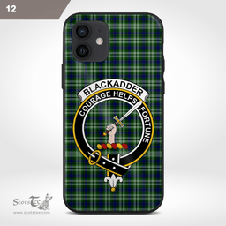 Blackadder Clan Badge Tartan Phone Case - Tartan Scottish Crest Phone Case Scottish Plaid Tartan Plaid - ScotsTee - scotstee.com