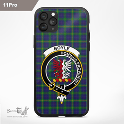 Boyle Clan Badge Tartan Phone Case - Tartan Scottish Crest Phone Case Scottish Plaid Tartan Plaid - ScotsTee - scotstee.com