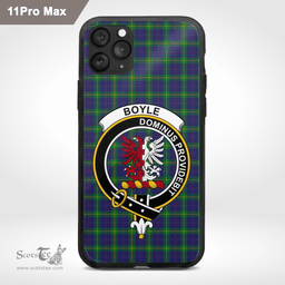 Boyle Clan Badge Tartan Phone Case - Tartan Scottish Crest Phone Case Scottish Plaid Tartan Plaid - ScotsTee - scotstee.com