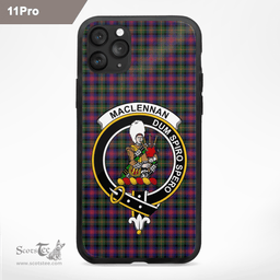 Maclennan Clan Badge Tartan Phone Case - Tartan Scottish Crest Phone Case Scottish Plaid Tartan Plaid - ScotsTee - scotstee.com