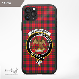Drummond Clan Badge Tartan Phone Case - Tartan Scottish Crest Phone Case Scottish Plaid Tartan Plaid - ScotsTee - scotstee.com