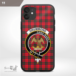 Drummond Clan Badge Tartan Phone Case - Tartan Scottish Crest Phone Case Scottish Plaid Tartan Plaid - ScotsTee - scotstee.com