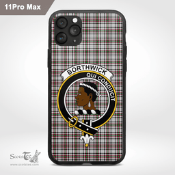Borthwick Clan Badge Tartan Phone Case - Tartan Scottish Crest Phone Case Scottish Plaid Tartan Plaid - ScotsTee - scotstee.com