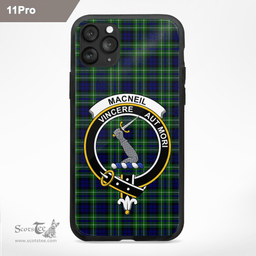 Macneil Of Colonsay Clan Badge Tartan Phone Case - Tartan Scottish Crest Phone Case Scottish Plaid Tartan Plaid - ScotsTee - scotstee.com
