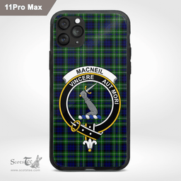 Macneil Of Colonsay Clan Badge Tartan Phone Case - Tartan Scottish Crest Phone Case Scottish Plaid Tartan Plaid - ScotsTee - scotstee.com