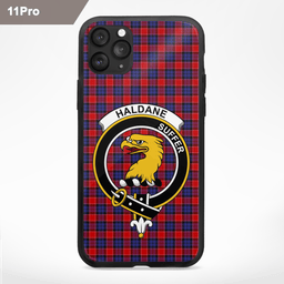 Haldane Clan Badge Tartan Phone Case - Tartan Scottish Crest Phone Case Scottish Plaid Tartan Plaid - ScotsTee - scotstee.com