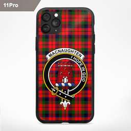Macnaughten Clan Badge Tartan Phone Case - Tartan Scottish Crest Phone Case Scottish Plaid Tartan Plaid - ScotsTee - scotstee.com