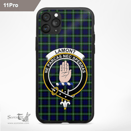 Lamont Clan Badge Tartan Phone Case - Tartan Scottish Crest Phone Case Scottish Plaid Tartan Plaid - ScotsTee - scotstee.com
