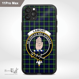 Lamont Clan Badge Tartan Phone Case - Tartan Scottish Crest Phone Case Scottish Plaid Tartan Plaid - ScotsTee - scotstee.com