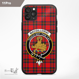Macgillivray Clan Badge Tartan Phone Case - Tartan Scottish Crest Phone Case Scottish Plaid Tartan Plaid - ScotsTee - scotstee.com