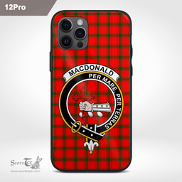 Macdonald Of Sleat Clan Badge Tartan Phone Case - Tartan Scottish Crest Phone Case Scottish Plaid Tartan Plaid - ScotsTee - scotstee.com