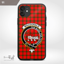 Macdonald Of Sleat Clan Badge Tartan Phone Case - Tartan Scottish Crest Phone Case Scottish Plaid Tartan Plaid - ScotsTee - scotstee.com