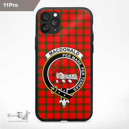 Macdonald Of Sleat Clan Badge Tartan Phone Case - Tartan Scottish Crest Phone Case Scottish Plaid Tartan Plaid - ScotsTee - scotstee.com