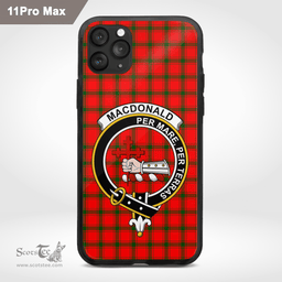 Macdonald Of Sleat Clan Badge Tartan Phone Case - Tartan Scottish Crest Phone Case Scottish Plaid Tartan Plaid - ScotsTee - scotstee.com