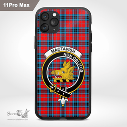 Mactavish Clan Badge Tartan Phone Case - Tartan Scottish Crest Phone Case Scottish Plaid Tartan Plaid - ScotsTee - scotstee.com