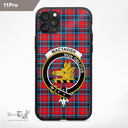 Mactavish Clan Badge Tartan Phone Case - Tartan Scottish Crest Phone Case Scottish Plaid Tartan Plaid - ScotsTee - scotstee.com