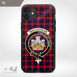 Maclachlan Clan Badge Tartan Phone Case - Tartan Scottish Crest Phone Case Scottish Plaid Tartan Plaid - ScotsTee - scotstee.com